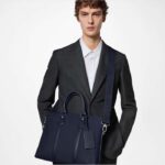 Louis Vuitton LV Unisex Takeoff Briefcase Navy Blue LV Aerogram Cowhide Leather - Bild 12