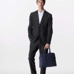 Louis Vuitton LV Unisex Takeoff Briefcase Navy Blue LV Aerogram Cowhide Leather - Bild 11