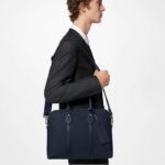 Louis Vuitton LV Unisex Takeoff Briefcase Navy Blue LV Aerogram Cowhide Leather - Bild 13