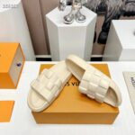 Louis Vuitton LV Unisex Waterfront Mule Beige Maxi Damier Rubber Waterproof Rubber - Image 7