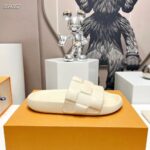 Louis Vuitton LV Unisex Waterfront Mule Beige Maxi Damier Rubber Waterproof Rubber - Image 2