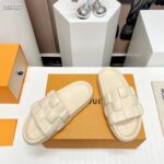 Louis Vuitton LV Unisex Waterfront Mule Beige Maxi Damier Rubber Waterproof Rubber - Image 5