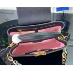 Louis Vuitton LV Women Capucines BB Handbag Black Taurillon Cowhide Leather - Bild 6