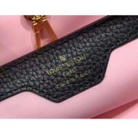 Louis Vuitton LV Women Capucines BB Handbag Black Taurillon Cowhide Leather (10)
