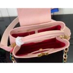 Louis Vuitton LV Women Capucines BB Handbag Jasmine Pink Taurillon Leather – Bild 5
