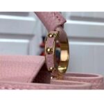 Louis Vuitton LV Women Capucines BB Handbag Jasmine Pink Taurillon Leather – Bild 9
