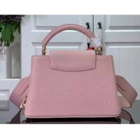 Louis Vuitton LV Women Capucines BB Handbag Jasmine Pink Taurillon Leather (7)