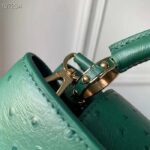 Louis Vuitton LV Women Capucines BB Menthe Mint Ostrich Leather Monogram Flower - Image 9