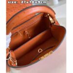 Louis Vuitton LV Women Capucines BB Orange Menthe Mint Ostrich Leather Monogram Flower - immagine 7