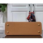 Louis Vuitton LV Women Capucines MM Handbag Hazelnut Brown Taurillon Cowhide Leather – Image 5