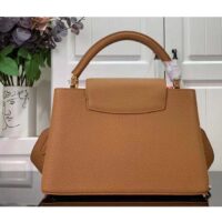 Louis Vuitton LV Women Capucines MM Handbag Hazelnut Brown Taurillon Cowhide Leather (3)