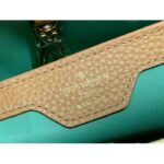 Louis Vuitton LV Women Capucines MM Handbag Hazelnut Brown Taurillon Cowhide Leather – Image 10