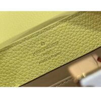 Louis Vuitton LV Women Capucines Mini Handbag Yellow Taurillon Cowhide Leather (8)