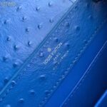 Louis Vuitton LV Women Capucines Mini Menthe Blue Goatskin Ostrich Leather Monogram Flower - Imagen 10