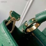 Louis Vuitton LV Women Capucines Mini Menthe Mint Ostrich Leather Monogram Flower – Image 10