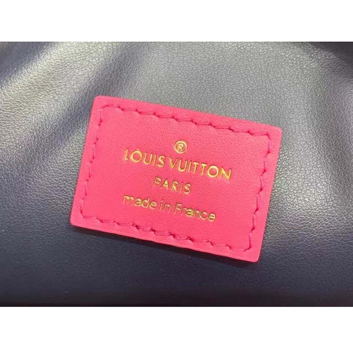 Louis Vuitton LV Women Coussin BB Handbag Fluo Pink Grained Calfskin Leather (5)