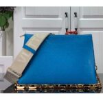 Louis Vuitton LV Women Coussin MM Handbag Blue Lambskin Zip Closure - Image 3