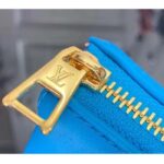 Louis Vuitton LV Women Coussin MM Handbag Blue Lambskin Zip Closure - Image 11