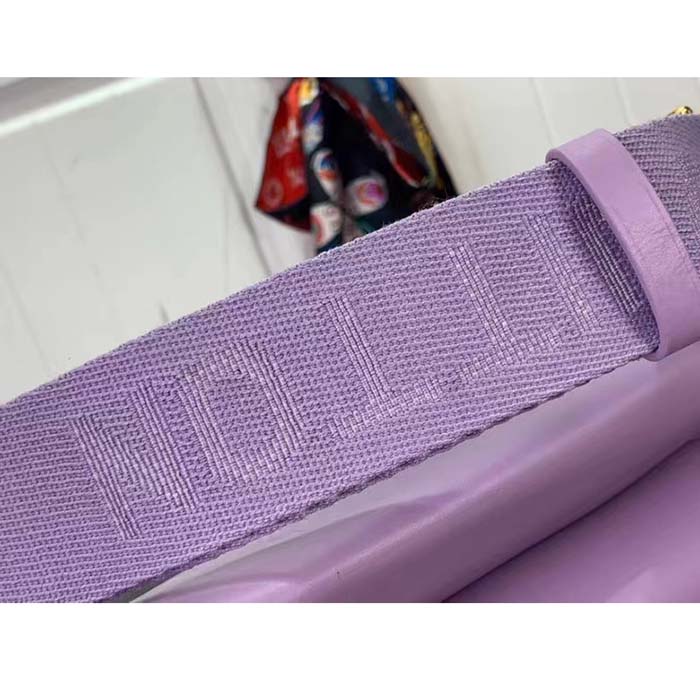 Louis Vuitton LV Women Coussin PM Handbag Light Purple Lambskin Zip Closure (1)