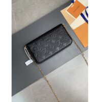 Louis Vuitton LV Women Félicie Pochette Black Monogram Empreinte Embossed Supple Grained Cowhide (2)