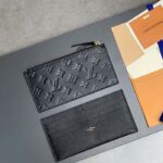 Louis Vuitton LV Women Félicie Pochette Black Monogram Empreinte Embossed Supple Grained Cowhide - Image 8