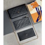 Louis Vuitton LV Women Félicie Pochette Black Monogram Empreinte Embossed Supple Grained Cowhide - Image 6