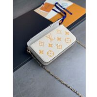 Louis Vuitton LV Women Félicie Pochette Pink Monogram Empreinte Embossed Supple Grained Cowhide (1)