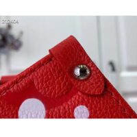 Louis Vuitton LV Women LV x YK OnTheGo PM​ Red White Embossed Grained Monogram Empreinte Cowhide (3)