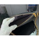 Louis Vuitton LV Women Lexington Pouch Black Monogram-Embossed Calf Leather - Imagen 6