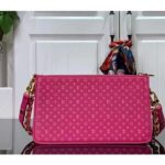 Louis Vuitton LV Women Lexington Pouch Rose Pink Monogram-Embossed Calf Leather – Bild 3