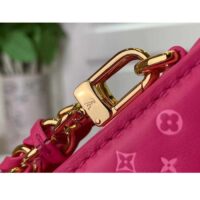 Louis Vuitton LV Women Lexington Pouch Rose Pink Monogram-Embossed Calf Leather (1)