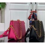 Louis Vuitton LV Women Lexington Pouch Black Monogram-Embossed Calf Leather - Imagen 13