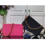 Louis Vuitton LV Women Lexington Pouch Black Monogram-Embossed Calf Leather - Imagen 11