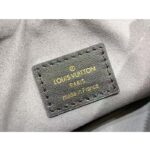 Louis Vuitton LV Women Loop Half-Moon Baguette Bag Black Calfskin Monogram Flowers - Image 10