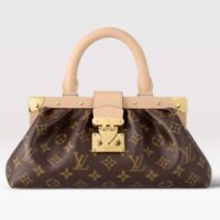 Louis Vuitton LV Women Monogram Clutch Monogram Coated Canvas Calfskin Leather