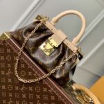 Louis Vuitton LV Women Monogram Clutch Monogram Coated Canvas Calfskin Leather – Image 2