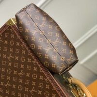 Louis Vuitton LV Women Monogram Clutch Monogram Coated Canvas Calfskin Leather (5)