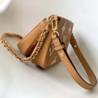 Louis Vuitton LV Women Multi Pochette Accessoires Beige Monogram Empreinte Embossed Grained Cowhide (1)