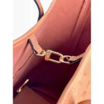 Louis Vuitton LV Women Neverfull MM Tote Brown Embossed Cowhide Leather - Image 9