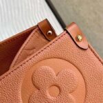 Louis Vuitton LV Women OnTheGO GM Tote Bag Brown Monogram Embossed Leather – Bild 10