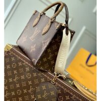 Louis Vuitton LV Women Onthego PM Tote Monogram Reverse Coated Canvas (1)