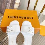 Louis Vuitton LV Women Shake Sandal White Patent Calf Leather 9.5 Cm Heel - Image 9