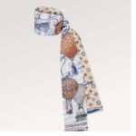 Louis Vuitton LV Women Up Away Bandeau Light Blue Silk Inkjet Print Monogram - Imagen 2