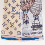 Louis Vuitton LV Women Up Away Bandeau Light Blue Silk Inkjet Print Monogram - Imagen 3