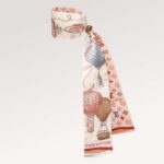 Louis Vuitton LV Women Up Away Bandeau Light Pink Silk Inkjet Print Monogram - Image 5