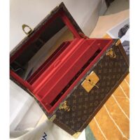 Louis Vuitton Unisex Coffret Tresor 24 Monogram Canvas Microfiber Lining Golden Brass (1)