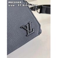 Louis Vuitton Unisex Fastline Wearable Wallet Black Cowhide Leather (8)