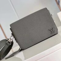 Louis Vuitton Unisex Fastline Wearable Wallet Khaki Green Cowhide Leather (2)