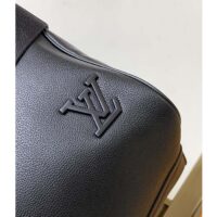 Louis Vuitton Unisex Keepall Bandoulière 50 Travel Bag Black LV Aerogram Cowhide Leather (20)