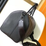 Louis Vuitton Unisex Keepall Bandoulière 50 Travel Bag Black LV Aerogram Cowhide Leather - Image 5